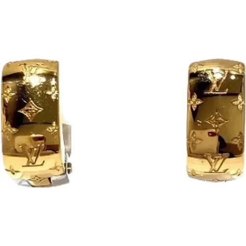 Pre-owned Jewellery, female, , Size: ONE SIZE Pre-owned Metal earrings - Louis Vuitton Vintage - Modalova