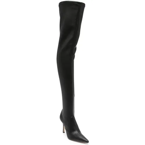 Schwarze Stiefel - Klassisches Modell , Damen, Größe: 38 1/2 EU - Paris Texas - Modalova