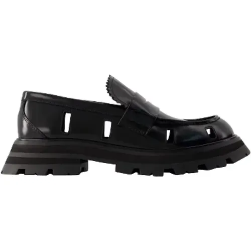 Leder flats Alexander McQueen - alexander mcqueen - Modalova