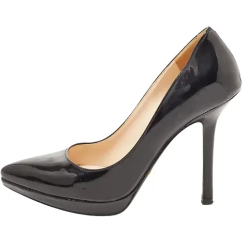 Pre-owned Leather heels , female, Sizes: 2 1/2 UK - Prada Vintage - Modalova