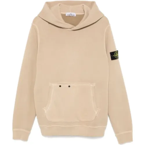 Hoodies, male, , Size: S Compass Application Sweatshirt - Stone Island - Modalova