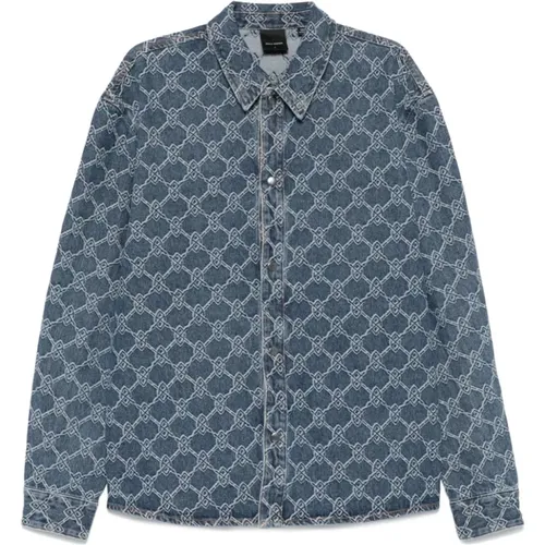 Denim Jacquard Shirt , male, Sizes: S - Daily Paper - Modalova