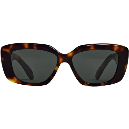 Womens Cateye Sunglasses in Tortoise , female, Sizes: 55 MM - Celine - Modalova