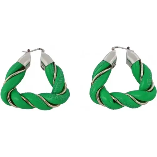 Pre-owned Jewellery, female, , Size: ONE SIZE Pre-owned Fabric earrings - Bottega Veneta Vintage - Modalova