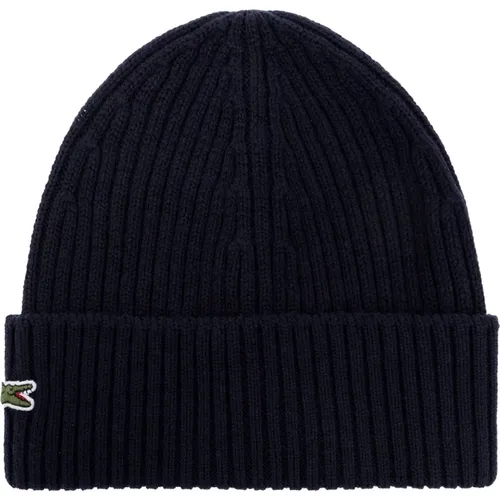 Beanies, unisex, , Size: ONE SIZE Wool beanie - Lacoste - Modalova