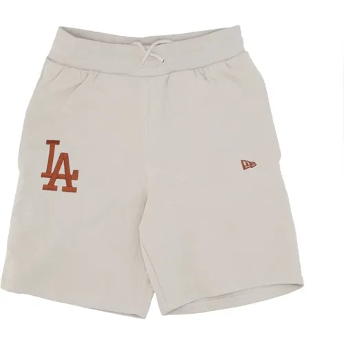 Casual Shorts, male, , Size: M Dodgers Baseball Team Shorts Stone Brown - new era - Modalova