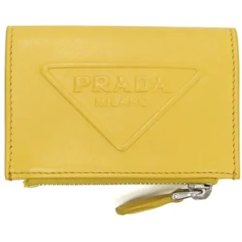 Pre-owned Leather wallets , female, Sizes: ONE SIZE - Prada Vintage - Modalova