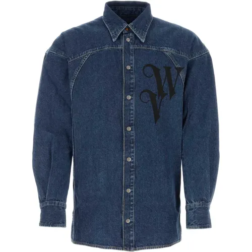 Denim Shirts, male, , Size: S Classic Denim Shirt - Vivienne Westwood - Modalova