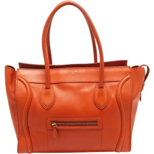 Pre-owned Tote Bags, female, , Size: ONE SIZE Pre-owned Leather totes - Celine Vintage - Modalova