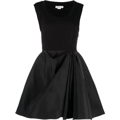 Cotton Sleeveless Dress , female, Sizes: 3XS, 2XS, XS - alexander mcqueen - Modalova