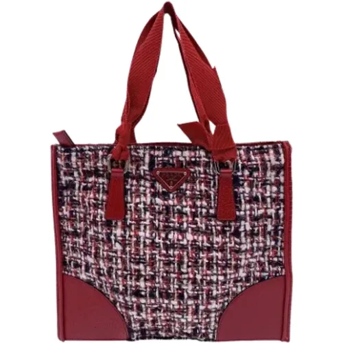 Pre-owned Tote Bags, female, , Size: ONE SIZE Pre-owned Fabric totes - Prada Vintage - Modalova