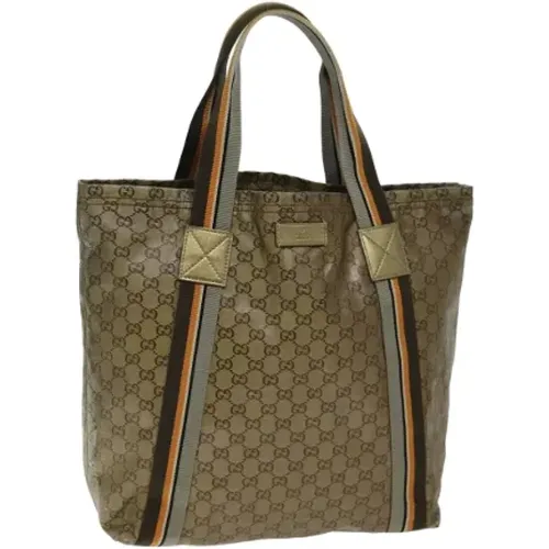 Pre-owned Tote Bags, female, , Size: ONE SIZE Pre-owned Canvas totes - Gucci Vintage - Modalova