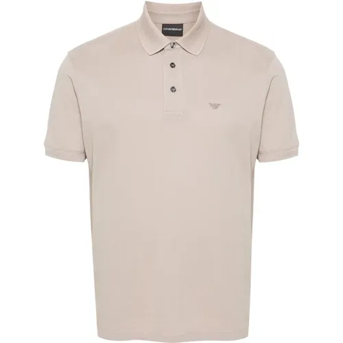 Cotton polo shirt , male, Sizes: L, 3XL, 2XL, XL, M - Emporio Armani - Modalova