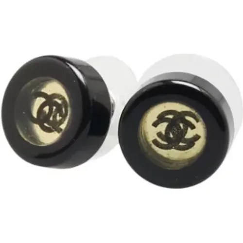 Pre-owned Jewellery, female, , Size: ONE SIZE Pre-owned Plastic earrings - Chanel Vintage - Modalova