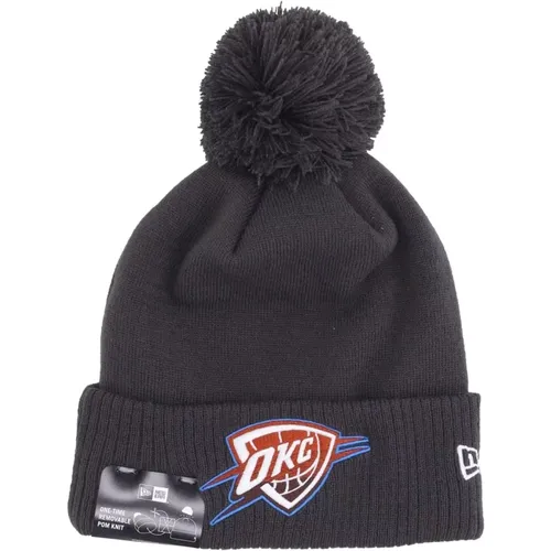 Beanies, male, , Size: ONE SIZE NBA City Night Pom Pom Beanie - new era - Modalova