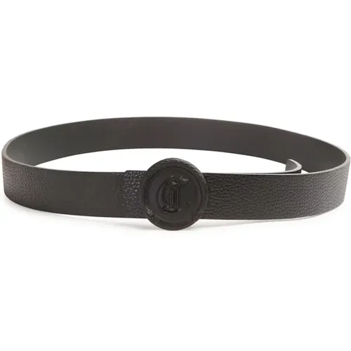 Leather Belt for Men , male, Sizes: 105 CM, 100 CM, 110 CM, 95 CM, 85 CM - Just Cavalli - Modalova