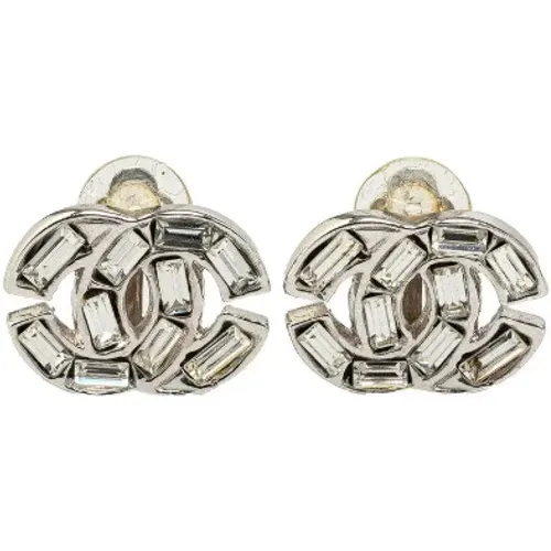 Pre-owned Jewellery, female, , Size: ONE SIZE Pre-owned Metal earrings - Chanel Vintage - Modalova