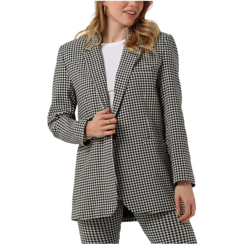 Schwarzer Blazer Daizy 2607 , Damen, Größe: L - Moves - Modalova