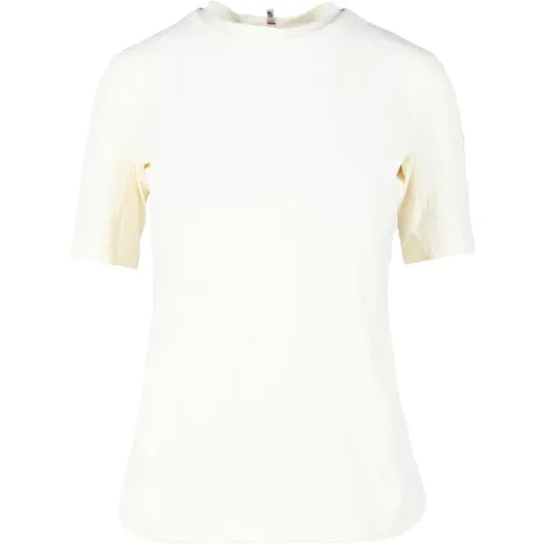 Grenoble T-Shirt mit Stretchmaterial , Damen, Größe: M - Moncler - Modalova