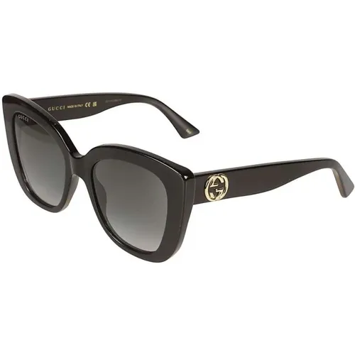 Stylische Sonnenbrille Schwarz Gg0327S-001 - Gucci - Modalova