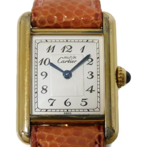 Pre-owned Watches, female, , Size: ONE SIZE Pre-owned Silver watches - Cartier Vintage - Modalova