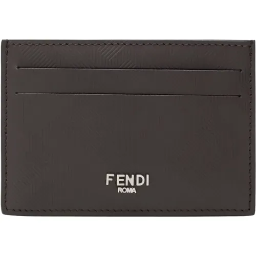 Wallets & Cardholders, male, , Size: ONE SIZE Credit Card Holder Wallets - Fendi - Modalova