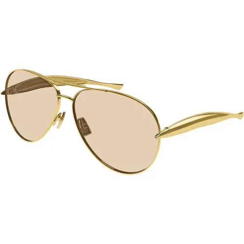 Sunglasses , unisex, Sizes: 64 MM - Bottega Veneta - Modalova