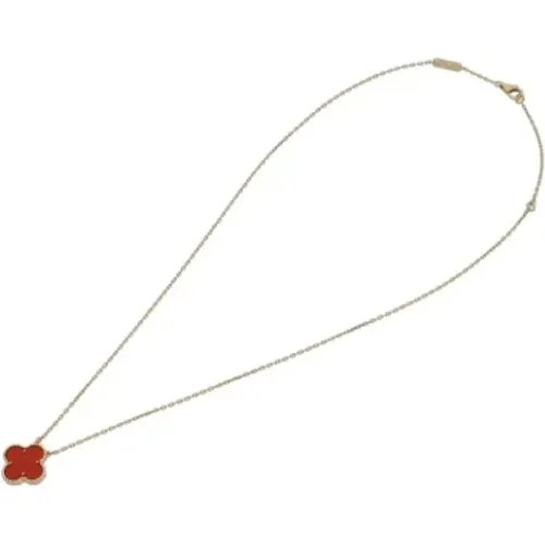 Pre-owned Jewellery, female, , Size: ONE SIZE Pre-owned Yellow Gold necklaces - Van Cleef & Arpels Pre-owned - Modalova