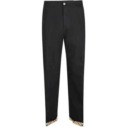 Straight Trousers, male, , Size: M Equestrian Knight Trousers - Burberry - Modalova