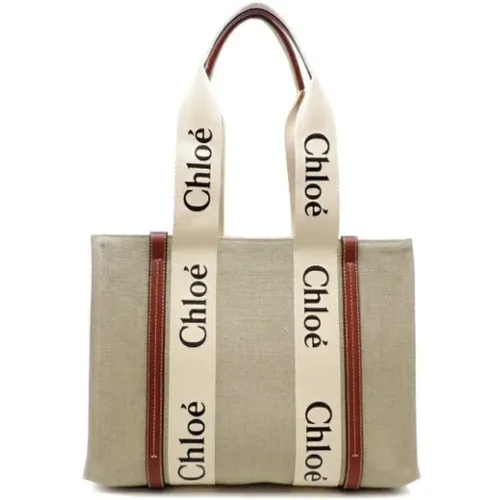 Pre-owned Leinen totes - Chloé Pre-owned - Modalova