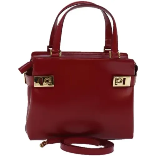 Pre-owned Leather handbags , female, Sizes: ONE SIZE - Salvatore Ferragamo Pre-owned - Modalova