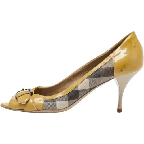 Pre-owned Pumps, female, , Size: 9 US Pre-owned Leather heels - Burberry Vintage - Modalova