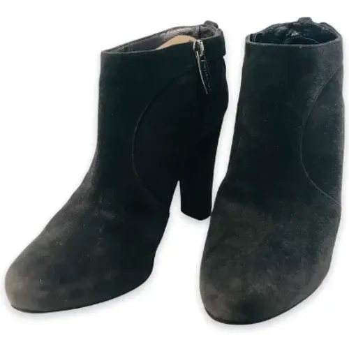 Pre-owned Boots, female, , Size: 6 US Pre-owned Suede boots - Gianvito Rossi Pre-owned - Modalova