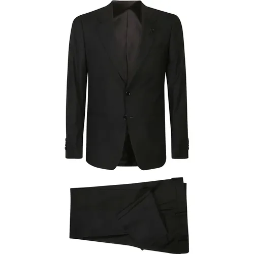 Classic Nero Kosmo Suit , male, Sizes: M, L, XL - Lardini - Modalova