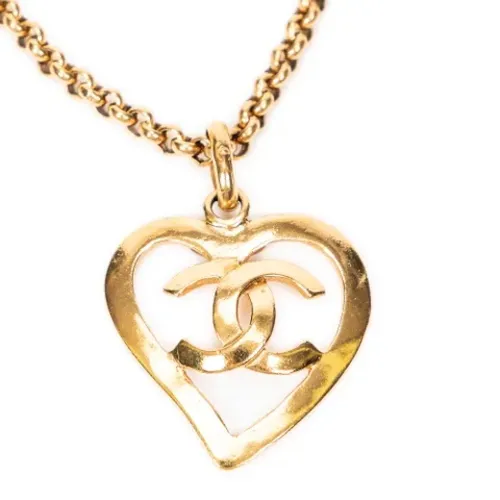 Pre-owned Jewellery, female, , Size: ONE SIZE Pre-owned Stainless Steel necklaces - Chanel Vintage - Modalova