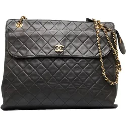 Pre-owned Cross Body Bags, female, , Size: ONE SIZE Suede Chanel Shoulder Bag - Chanel Vintage - Modalova