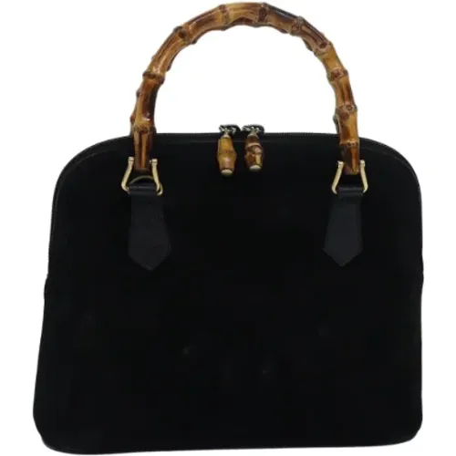 Pre-owned Suede handbags , female, Sizes: ONE SIZE - Gucci Vintage - Modalova