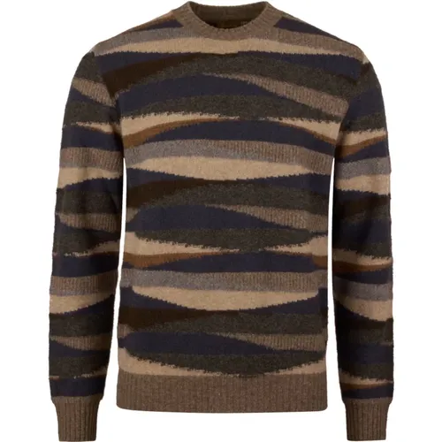 Round-neck Knitwear, male, , Size: L Round-neck Knitwear - Stenströms - Modalova