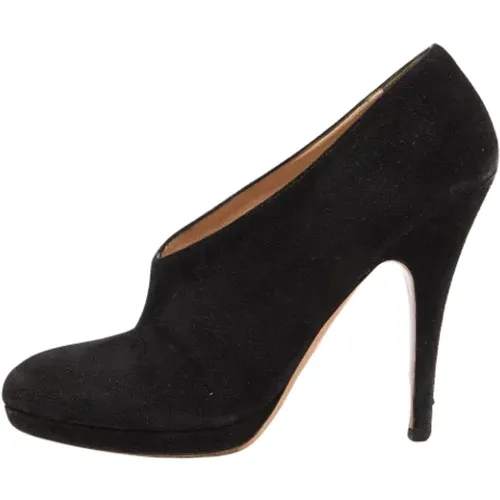 Pre-owned Pumps, female, , Size: 8 US Pre-owned Suede heels - Prada Vintage - Modalova