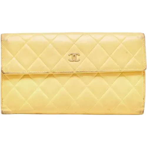 Pre-owned Wallets, female, , Size: ONE SIZE Pre-owned Leather wallets - Chanel Vintage - Modalova