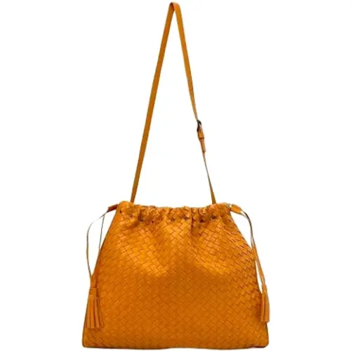 Pre-owned Leather Shoulder Bag , female, Sizes: ONE SIZE - Bottega Veneta Vintage - Modalova