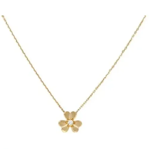 Pre-owned Jewellery, female, , Size: ONE SIZE Pre-owned Gold necklaces - Van Cleef & Arpels Pre-owned - Modalova