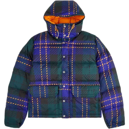 Down Jacket with Plaid Print , male, Sizes: ONE SIZE - The North Face - Modalova