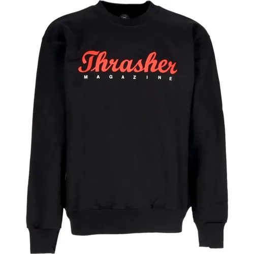 Sweatshirts, unisex, , Size: L Script Crewneck Sweatshirt - Thrasher - Modalova