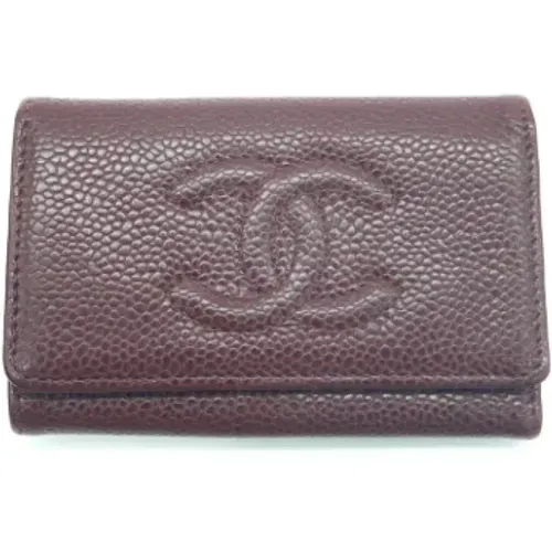 Pre-owned Accessories, female, , Size: ONE SIZE Pre-owned Leather key-holders - Chanel Vintage - Modalova