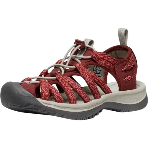 Rote Lifestyle Sandalen für Trekking , Damen, Größe: 36 1/2 EU - Keen - Modalova