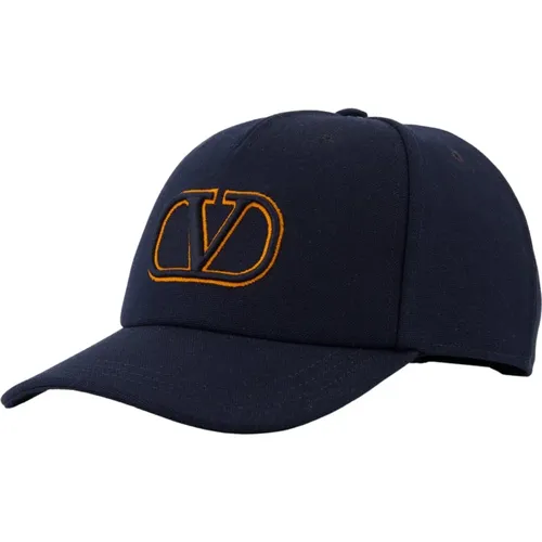 Caps, male, , Size: 60 CM VLogo Signature Cap - Valentino Garavani - Modalova