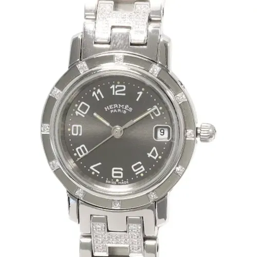 Pre-owned Watches, female, , Size: ONE SIZE Pre-owned Metal watches - Hermès Vintage - Modalova