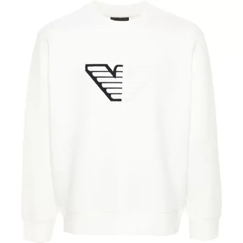 Logo Crew Neck Sweatshirt , male, Sizes: M, XL, L - Emporio Armani - Modalova