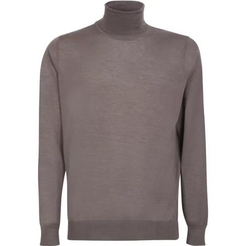 Turtlenecks, male, , Size: XL Silk Cashmere Turtleneck - Colombo - Modalova